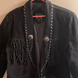 Vintage Learsi genuine suede leather jacket